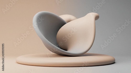 Abstract Ribbon Flow Minimal Background