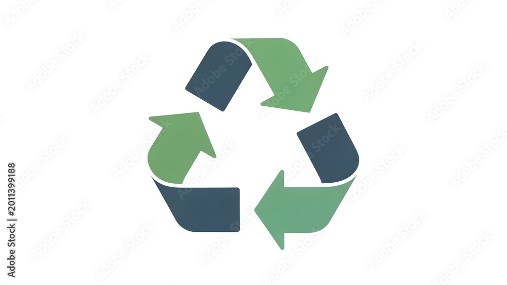 Obraz premium Recycling Arrows Logo Symbol