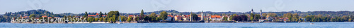 Panoramic background of Lindau in Bavaria, from the Bodensee