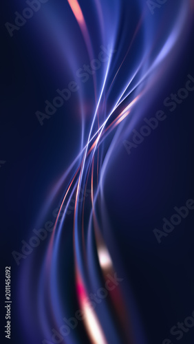 Abstract Design With Smooth Lines and Colors