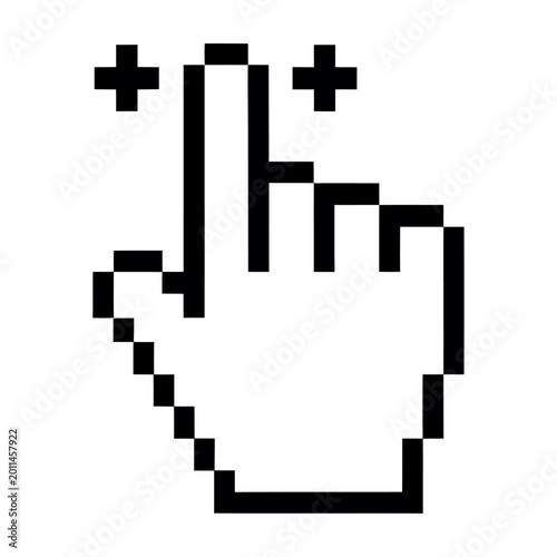 Hand holding megaphone with hello speech bubble flat design vector