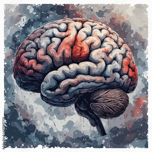 Brain Abstract Design Very Cool