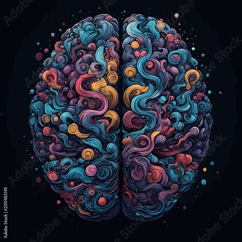 Brain Abstract Design Very Cool