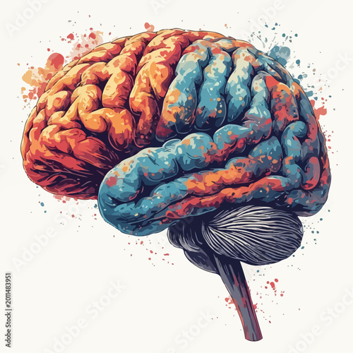 Brain Abstract Design Very Cool
