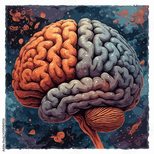 Brain Abstract Design Very Cool