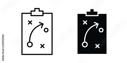 Photos Planning icon illustration design vector set in black.