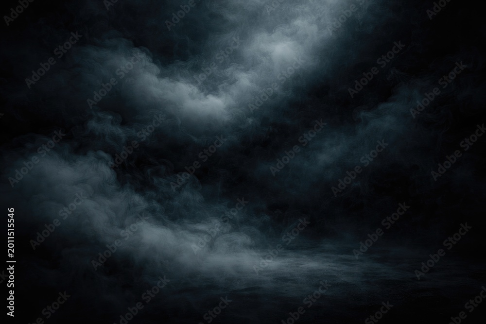 Obraz premium moody dark background with layered smoke and fog effects