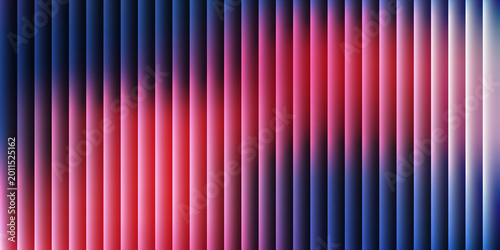 Abstract vertical stripes background with vibrant pink and blue gradient