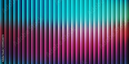 Abstract background with vertical glowing stripes in cyan and magenta gradient
