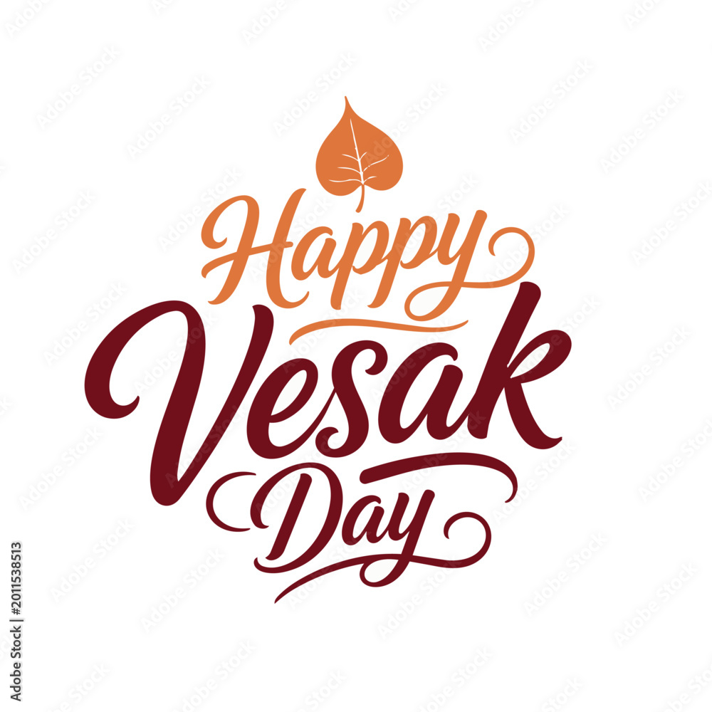 Fototapeta premium Happy Vesak Day