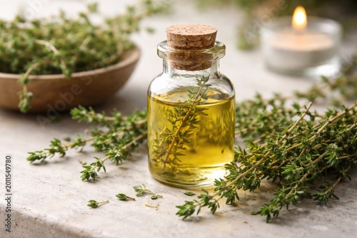 Essential oil in crystal cl...