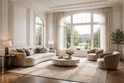 Refined modern luxury inter...