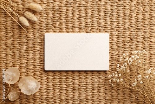 Woven mat background for mi...