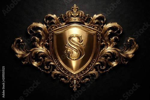 Stylish Gold Insignia Frame...