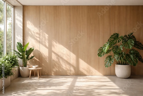Minimalist modern space sho...
