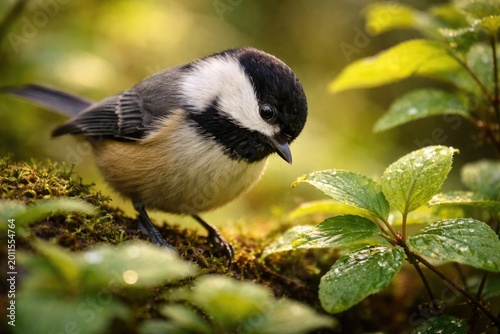 Happy chickadee investigati...
