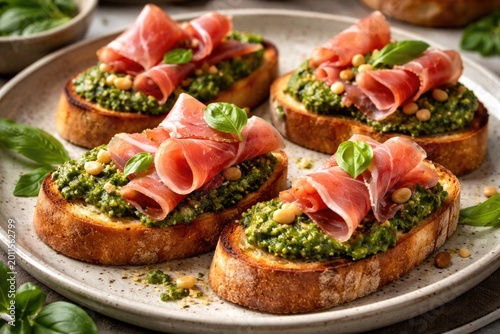 Savory prosciutto and aroma...