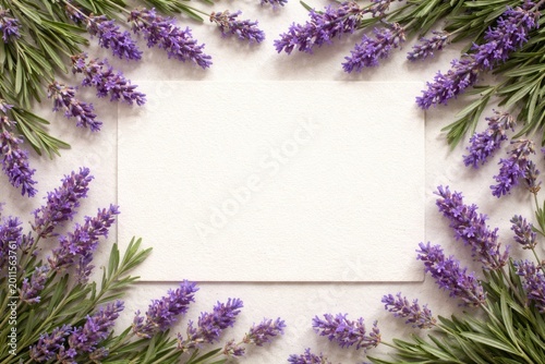 Lavender flowers and leaves...