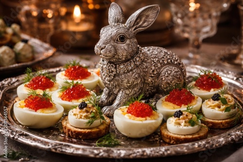 Ornamental rabbit sculpture...