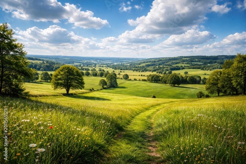 Picturesque nature scenes w...