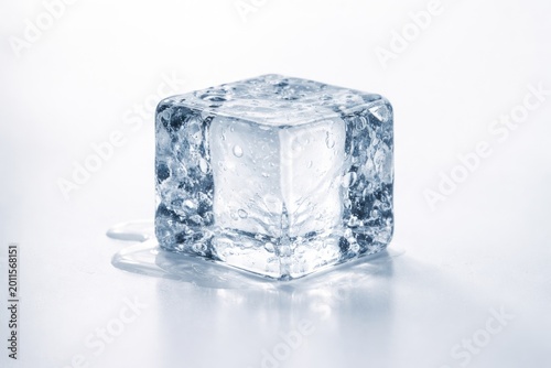 white ice cube with natural...
