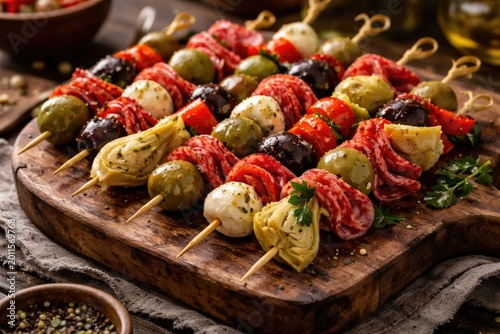 Appetizer selection of anti...