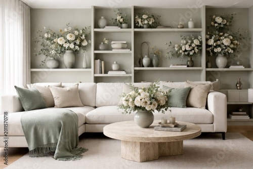 Stylish minimalist apartmen...