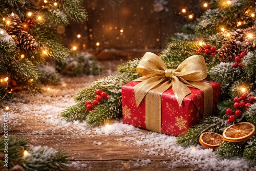 Winter holiday banner highl...