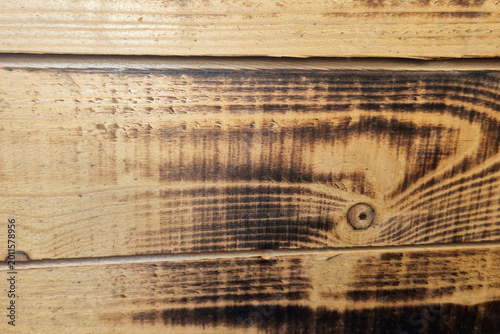 Slika na platnu Light wood texture with slight burnt effect