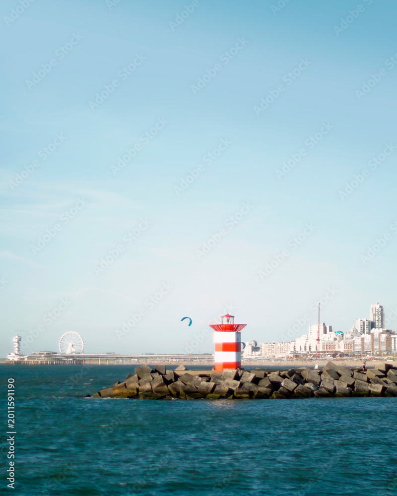 Fotografie scheveningen netherlands the hague lighthouse