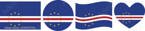 Photos Cape Verde flag illustrator country flags symbol National Collection Internation