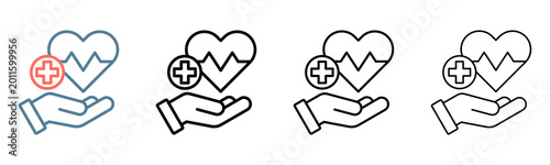 Health Icon Collection Set Different Style