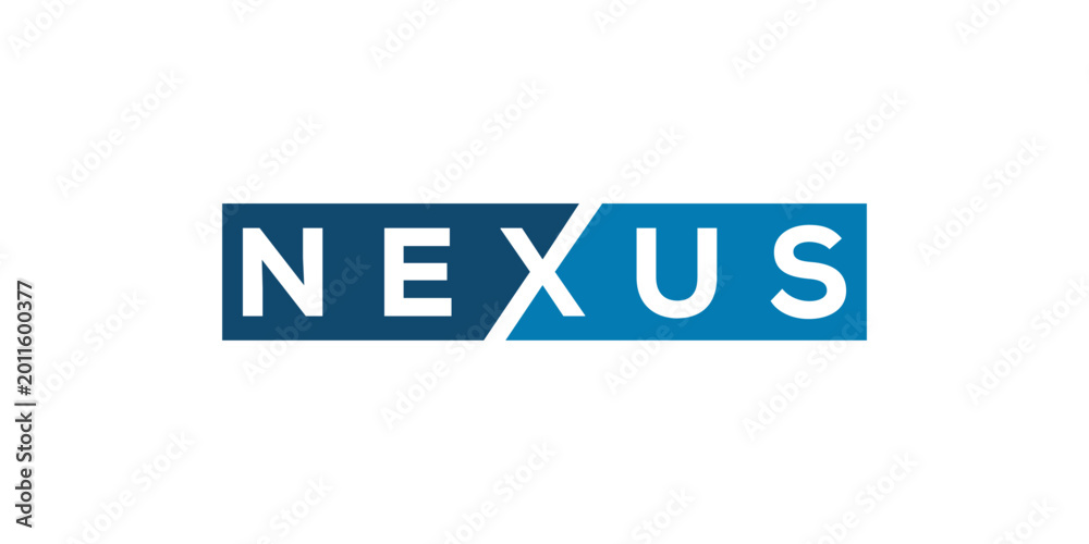 Obraz premium Creative Modern Nexus Logo. Usable for Business Logo
