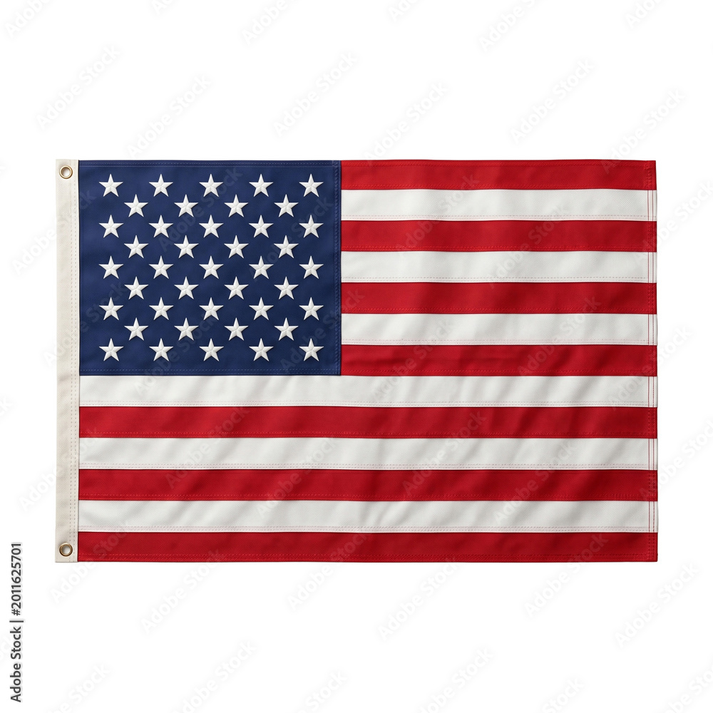 Fototapeta premium American Flag - Symbol of the United States of America with Stars and Stripes