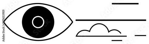 Tableau sur toile Vision, perception, clarity, thinking, awareness, observation