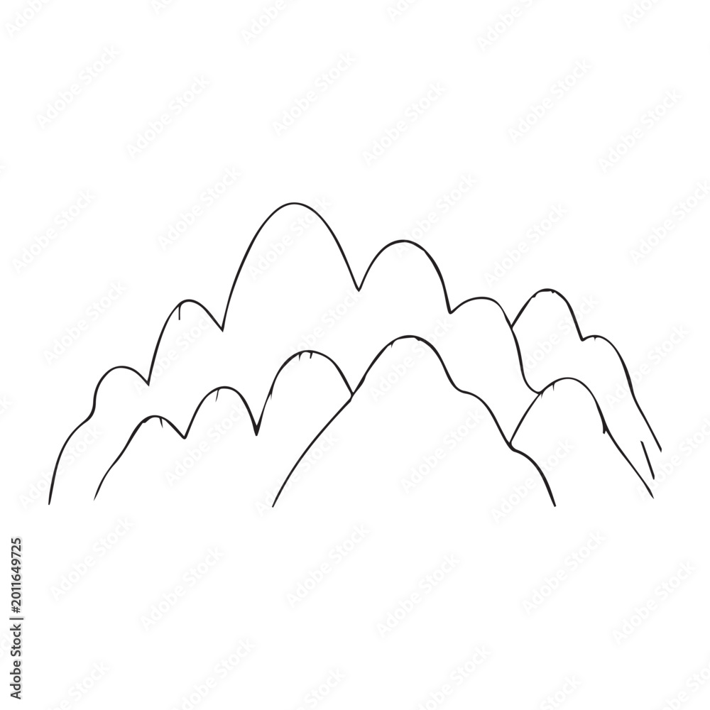 Obraz premium mountain icon