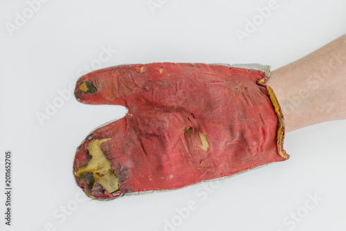 Burnout kitchen baking oven mitt