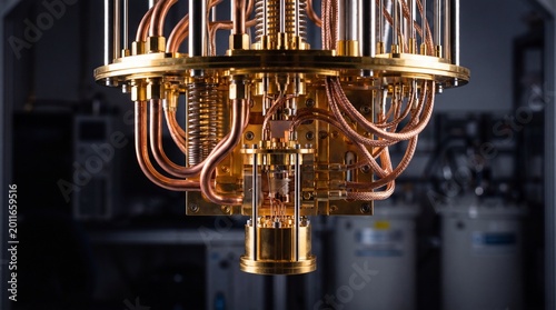 Golden Cryogenic Quantum Computing Hardware And Tubes
