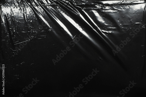 Transparent Plastic Wrap Background Surface Texture, Photo Overlay Effect with Screen Mode Overlay, Empty Space Design Template
