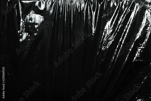 Transparent Plastic Wrap Background Surface Texture, Photo Overlay Effect with Screen Mode Overlay, Empty Space Design Template