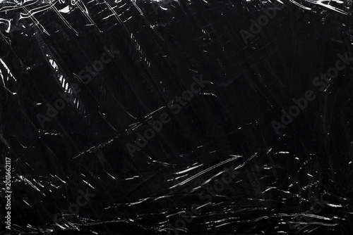 Transparent Plastic Wrap Background Surface Texture, Photo Overlay Effect with Screen Mode Overlay, Empty Space Design Template