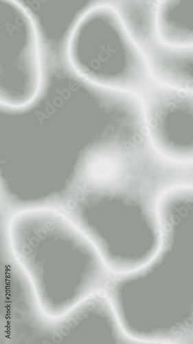 Abstract White Smoky Fluid Morphing Background Vertical 9:16 Looping Video