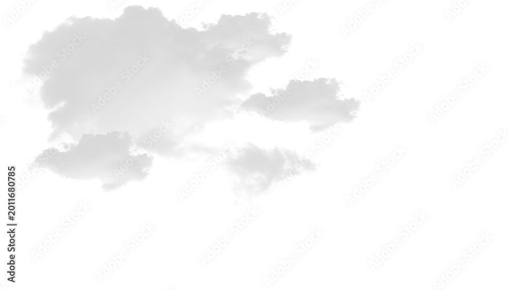Fototapeta premium Soft White Cloud Overlay Isolated Transparent Background Atmospheric Sky Element PNG