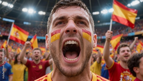 Spanish football supporters