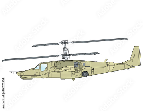 Russischer Kampfhubschrauber