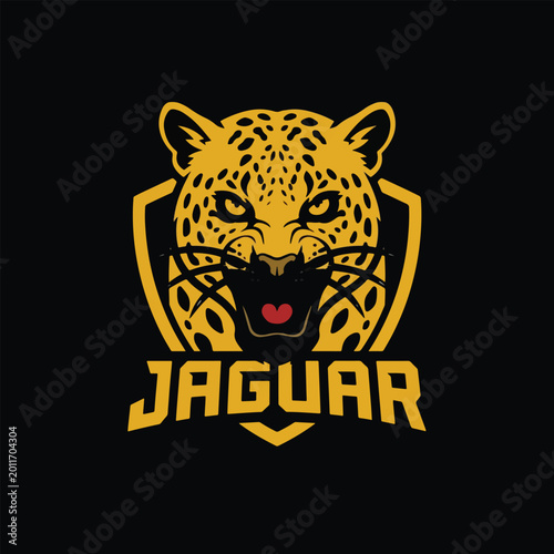 jaguar esports mascot logo fierce design