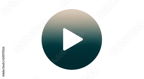 Free Download Modern play button icon on circular background - GFXLoad
