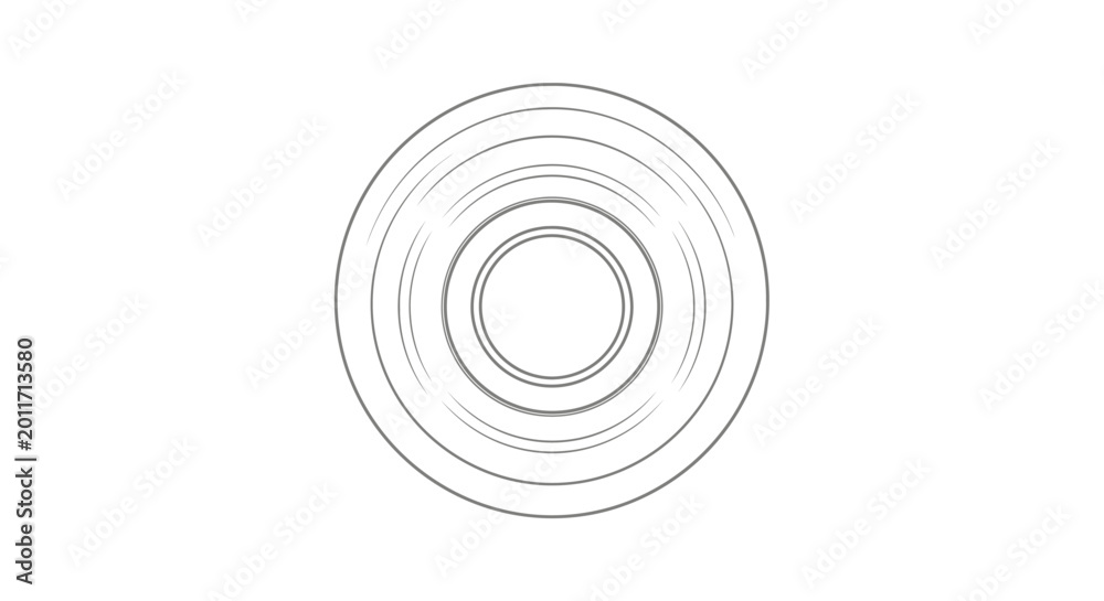 Fototapeta premium A 3d rendered illustration of a geometric metal spiral staircase forming a digital tunnel of light and steel with a round swirl pattern for a modern technology wallpaper design
