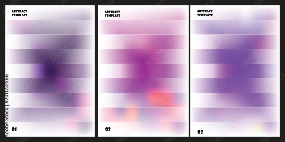Fototapeta premium Abstract gradient background templates