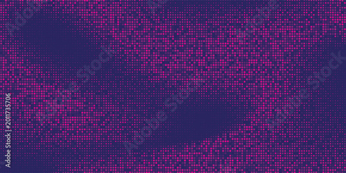 Bild auf Leinwand Vector halftone background with dots purple pop art pattern in comic style with